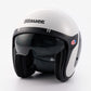 Casco Jet Blauer Pilot 06 Go Blanco Negro Fibra - URA Moto