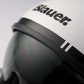Casco Jet Blauer Pilot 06 Go Blanco Negro Fibra - URA Moto