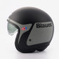 Casco Jet Blauer Pilot 06 Go Titanio Mate Fibra