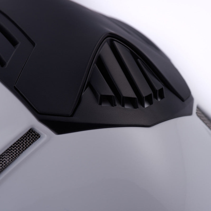 Casco Moto Jet Blauer REAL Gráfica A Blanco-Negro - URA Moto