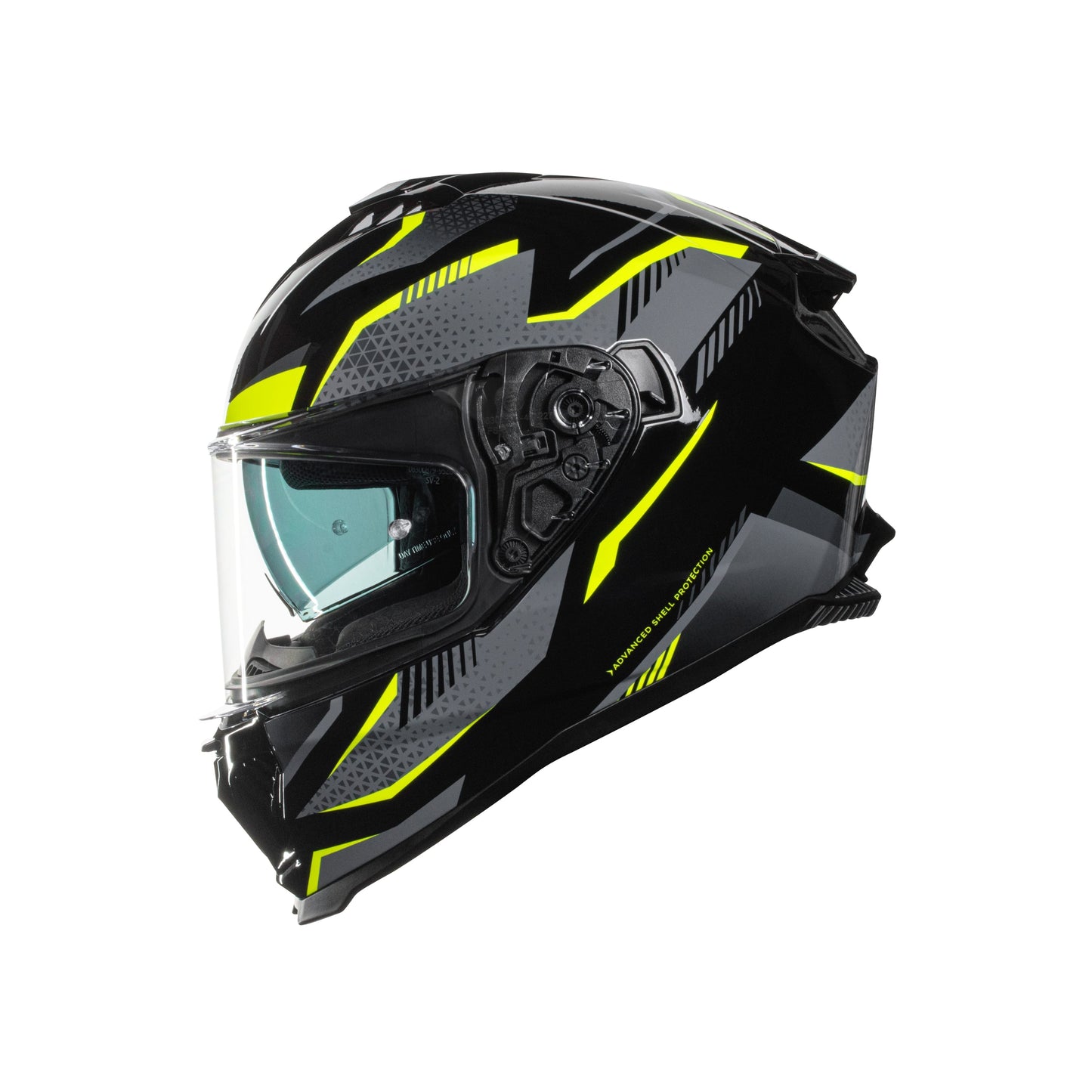 Casco CMS GTR 2.0 TORNADO YELLOW REFLEX - Integral Alta Visibilidad ECE 22.06