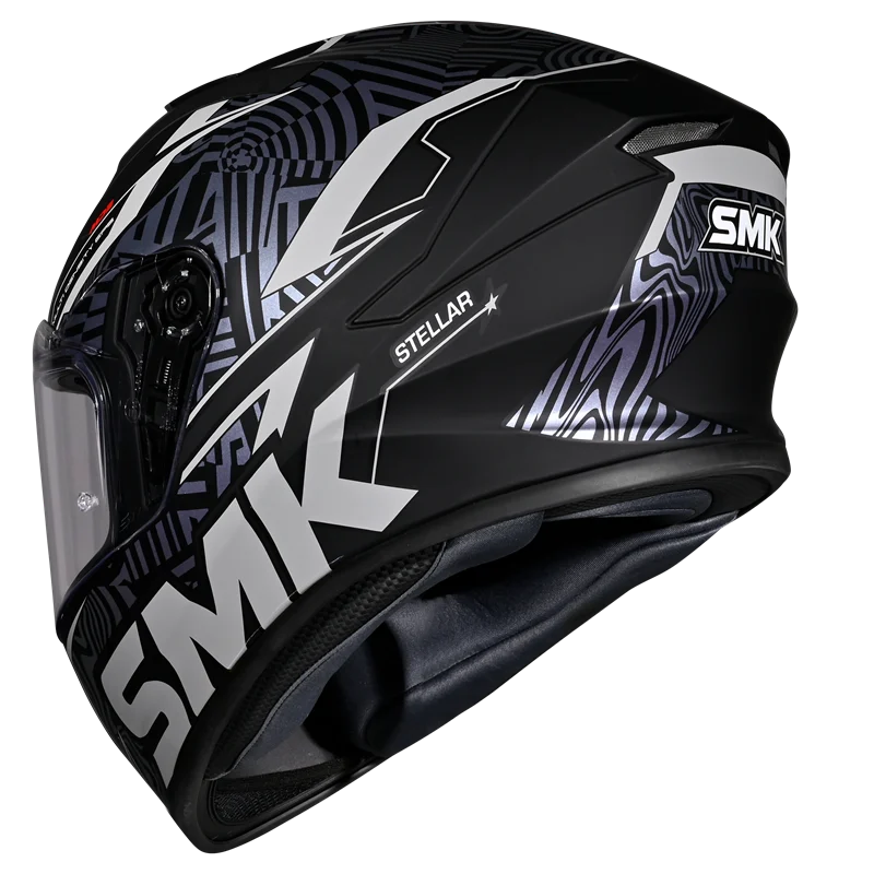 Casco SMK Stellar Fury Decorado Mate MA266C - Integral Touring ECE 22.06 - URA Moto