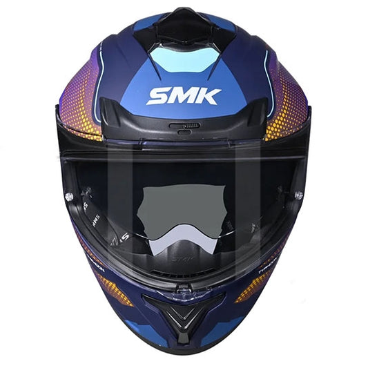 Casco SMK Typhoon Mystic Decorado Mate MA554 - Touring ECE 22.06 - URA Moto