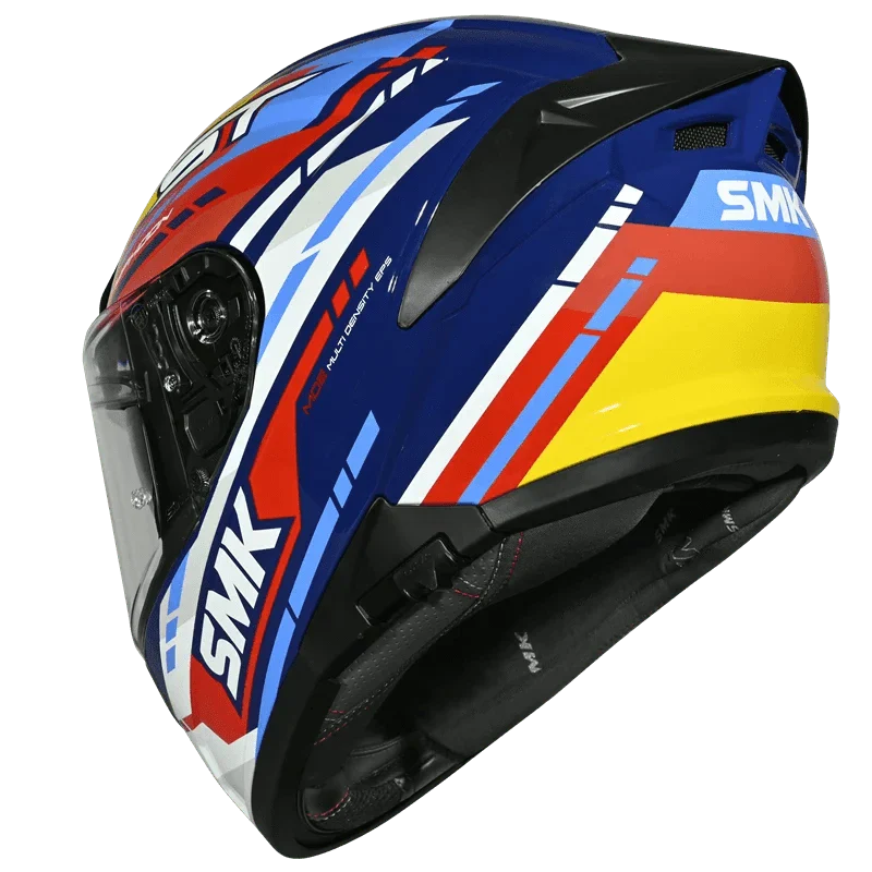 Casco SMK Typhoon Sports Tourer Decorado Brillo GL534 - Integral Touring ECE 22.06 - URA Moto