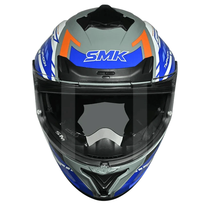 Casco SMK Typhoon Sports Tourer Decorado Mate MA651 - Integral Touring ECE 22.06 - URA Moto