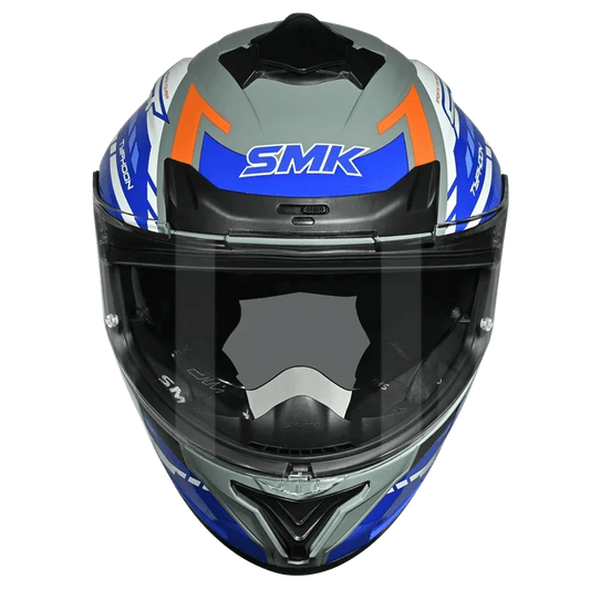 Casco SMK Typhoon Sports Tourer Decorado Mate MA651 - Integral Touring ECE 22.06 - URA Moto