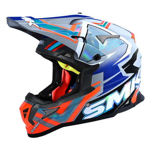 Casco SMK Allterra X-Aces Decorado Brillo GL657 - Off-Road MX ECE 22.06 - URA Moto