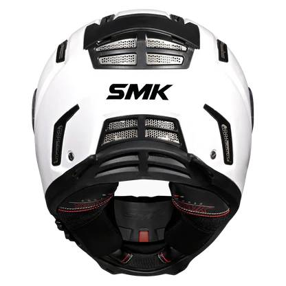 Casco SMK Agnar Blanco Brillo GL100 - Integral ECE 22.06 - URA Moto