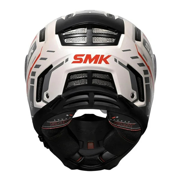Casco SMK Agnar Tektron Decorado Brillo GL163 - Integral ECE 22.06 - URA Moto