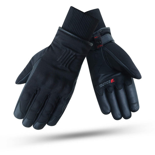 Guantes Moto Invierno Degend Corvus Negros - URA Moto