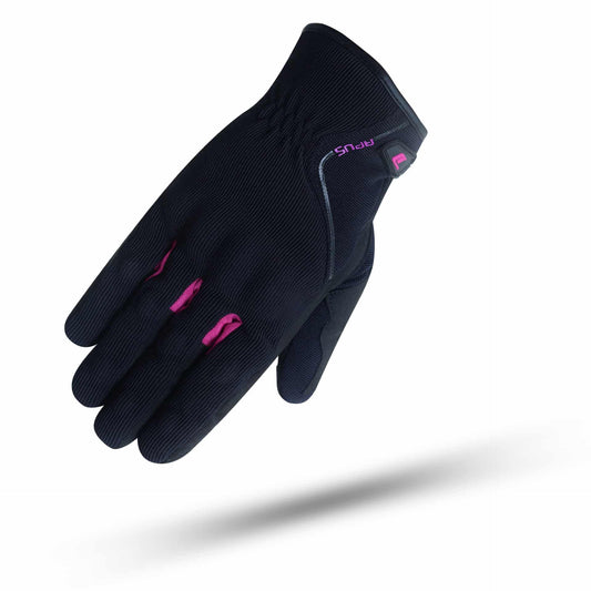 Guante Moto Mujer Degend Invierno Apus Negro-Violeta - URA Moto