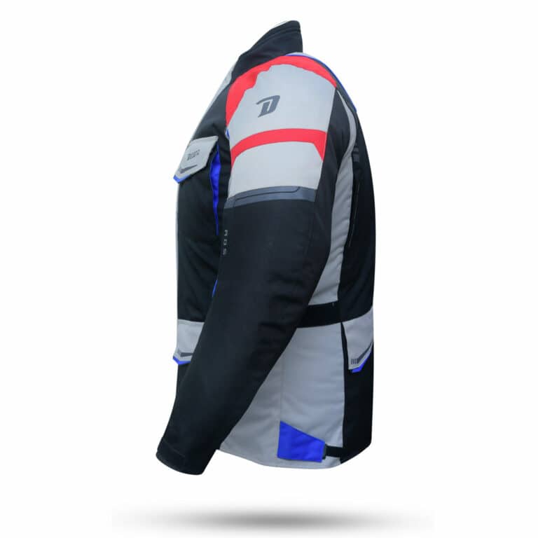 Chaqueta Moto Travel Degend Negra-Azul-Roja - URA Moto