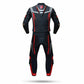Mono Moto Degend Rapid 2-PC Negro-Rojo-Blanco - URA Moto