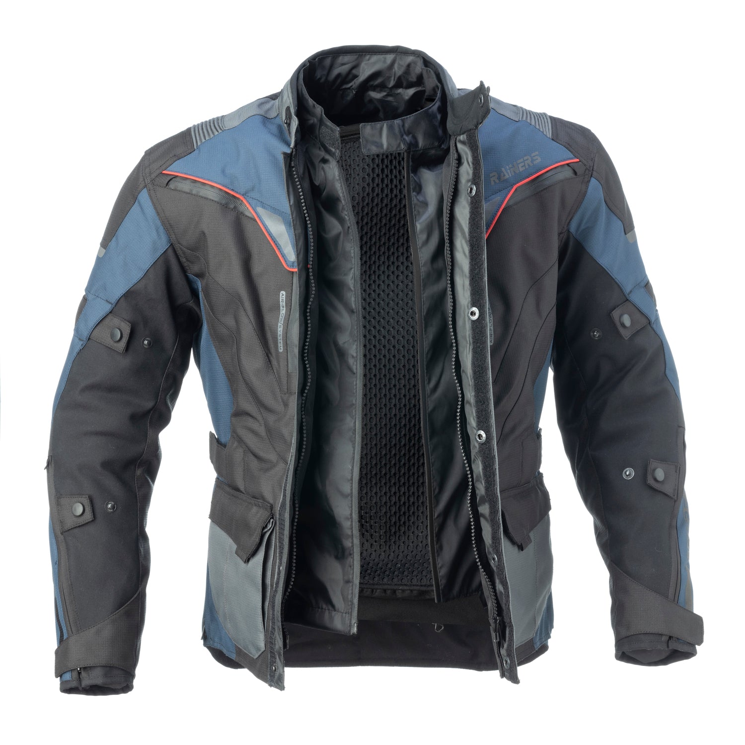 Chaqueta Invierno Moto Rainers Dakar Azul - URA Moto