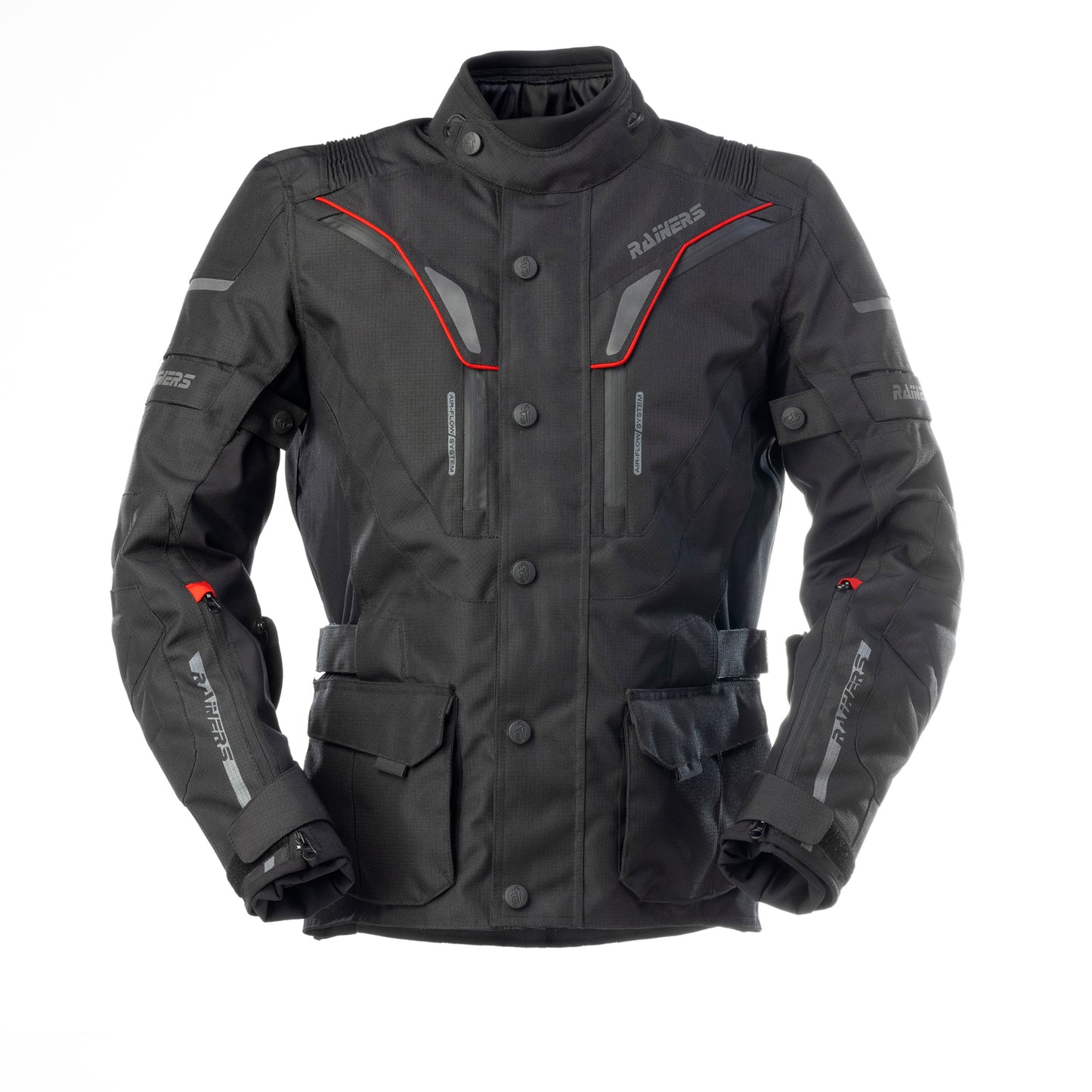 Chaqueta moto 4 estaciones Rainers DAKAR XTREM negra