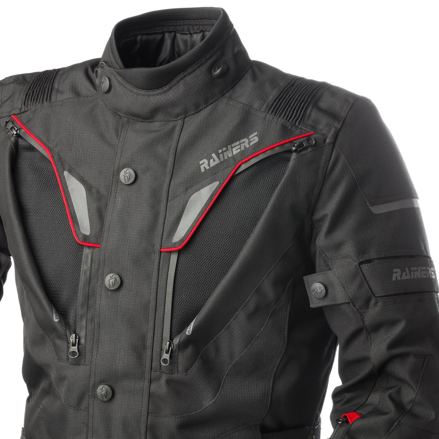Chaqueta moto 4 estaciones Rainers DAKAR XTREM negra