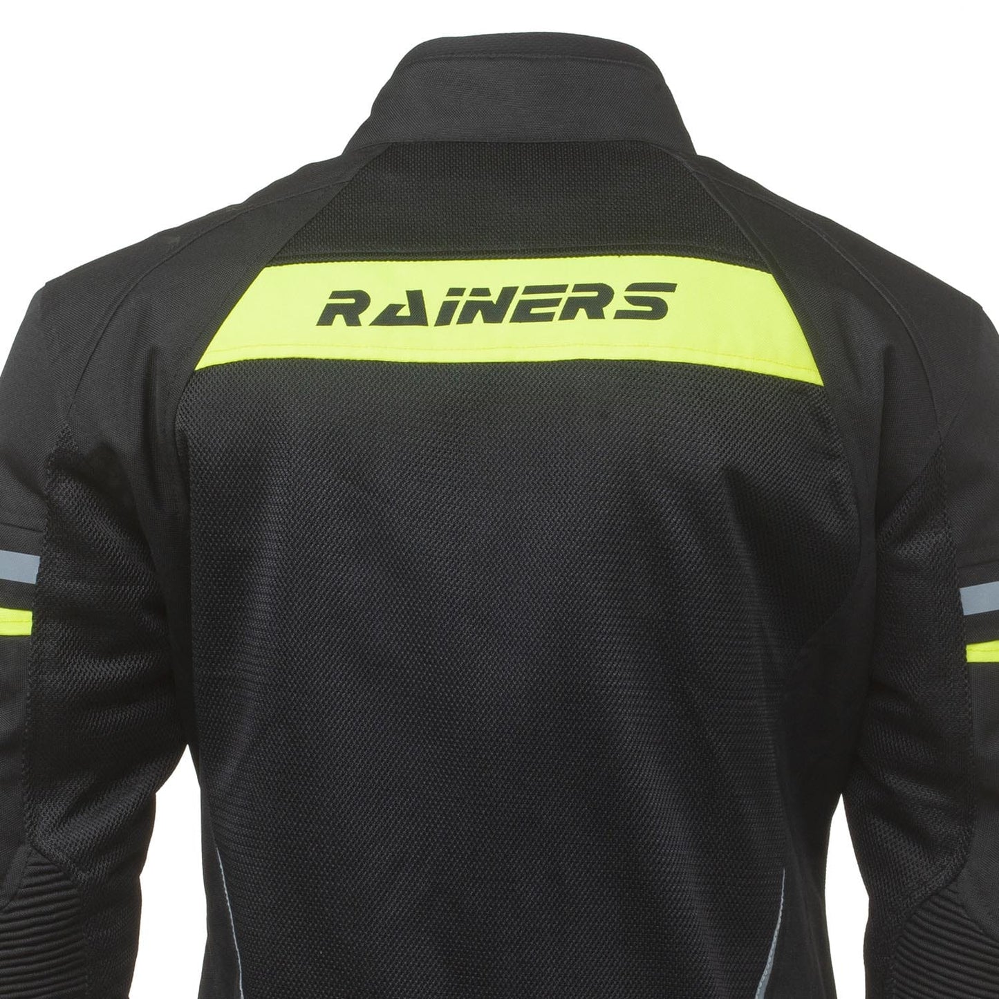 Chaqueta Moto Verano Cordura Mujer Rainers Danna Negra-Fluor - URA Moto