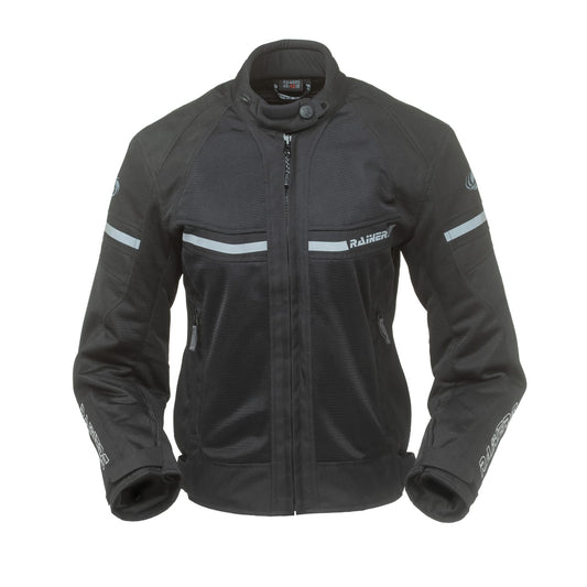 Chaqueta Moto Verano Cordura Mujer Rainers Danna Negra - URA Moto