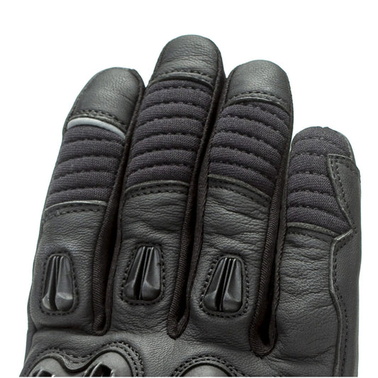 Guantes Moto Verano Touring Rainers Delta Negro - URA Moto