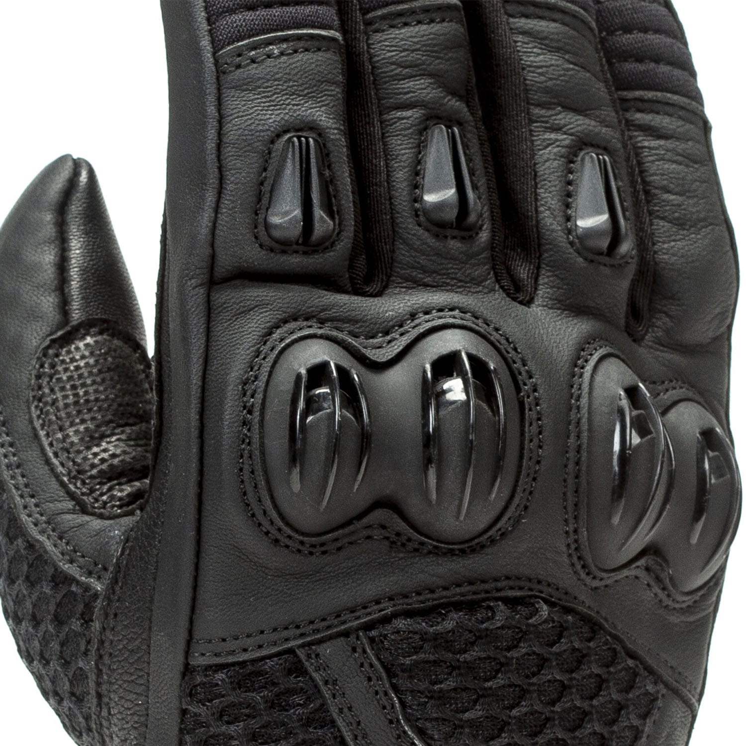 Guantes Moto Verano Touring Rainers Delta Negro