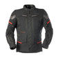 Chaqueta moto 4 estaciones Rainers DESERT negra Adventure (CE nivel A)