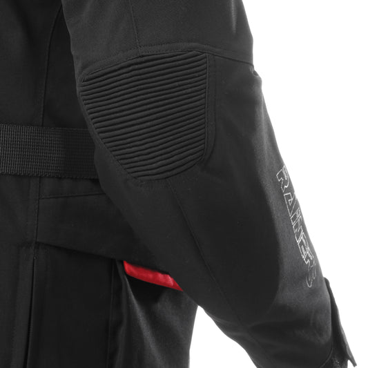 Chaqueta moto 4 estaciones Rainers DESERT negra Adventure (CE nivel A)
