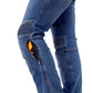 Pantalón Vaquero Rainers Durango Advance Azul CE AA | Elástico Kevlar Protectores N2 Rodilla Ajustables