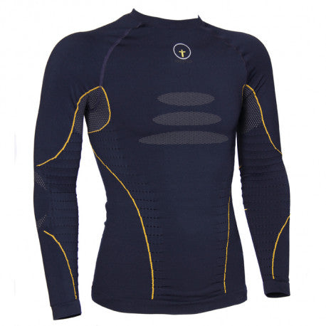 Forcefield Tech 2 Base Layer Unisex 4 Estaciones Camiseta Térmica Inteligente DRI-M - URA Moto