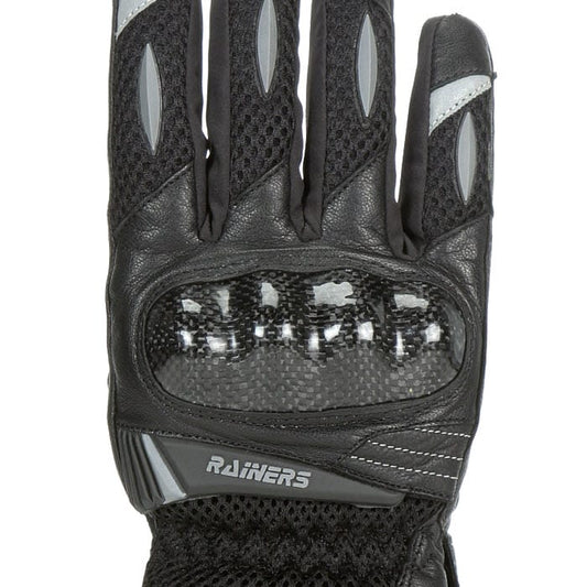 Guantes Moto Verano Rainers G28 Negros - URA Moto