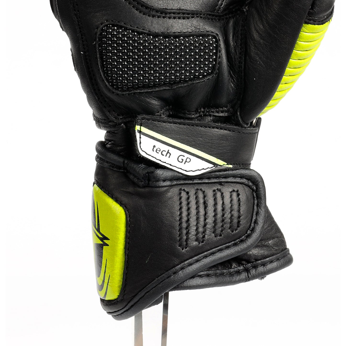 Guante Racing Junior GAME-F CE | Rainers Sports Amarillo Flúor - Homologado EN 13594 - URA Moto