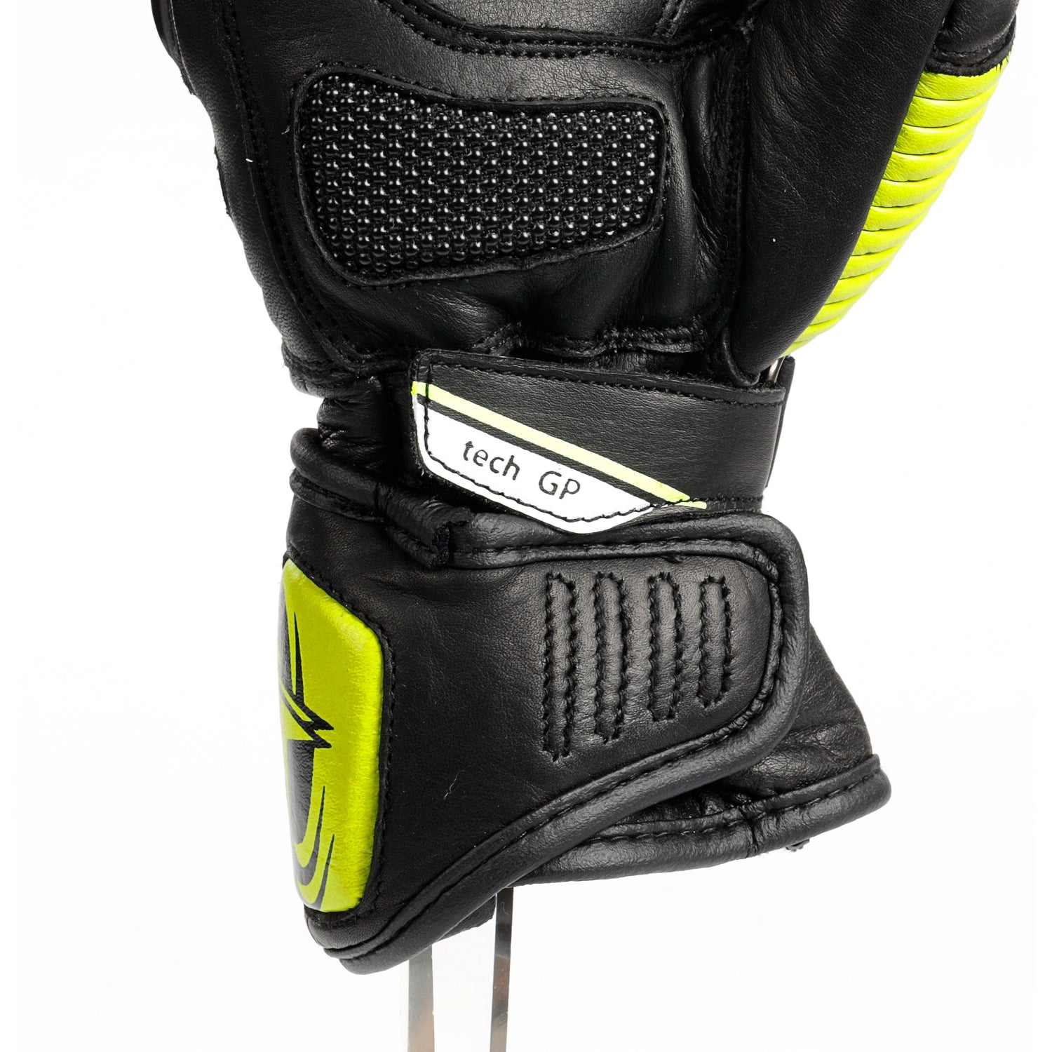 Guante Racing Junior GAME-F CE | Rainers Sports Amarillo Flúor - Homologado EN 13594 - URA Moto