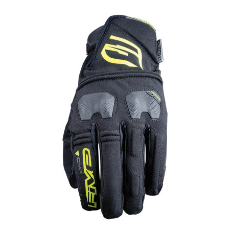 Guantes Five E-WP Negro Amarillo Fluor Invierno