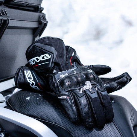 Guantes Five HG1 WP v2 Negro Invierno Calefactables - URA Moto