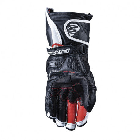 Guantes Five RFX1 Negro Blanco Racing - URA Moto