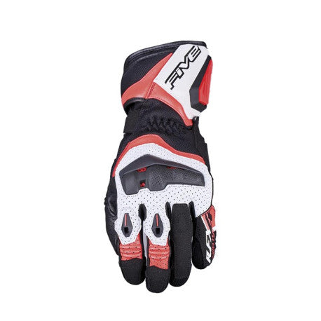 Guantes Five RFX4 Evo Airflow Blanco Rojo Verano Sport