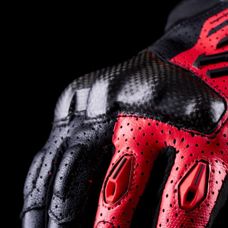 GUANTES FIVE RSC EVO NEGRO / ROJO - URA Moto