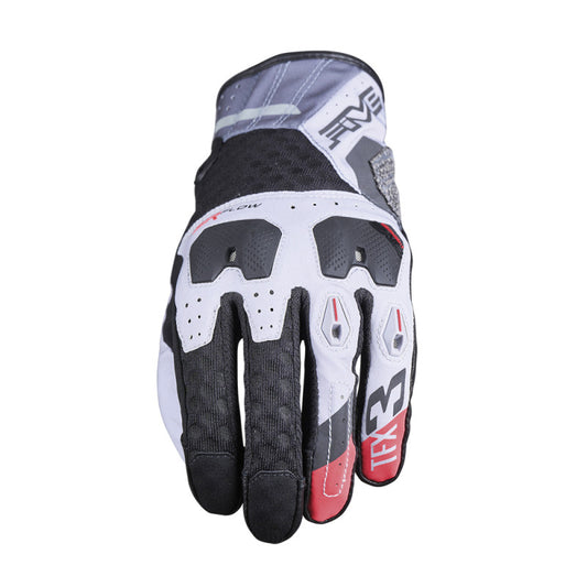 Guantes Moto Five TFX3 Airflow Gris/Rojo - URA Moto