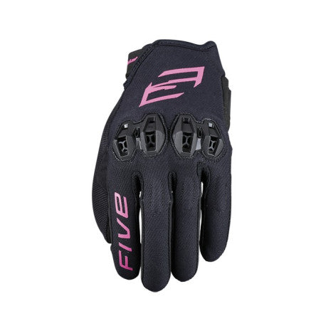 Five Tricks Woman Negro Rosa Mujer Verano Urban Trail CE. - URA Moto