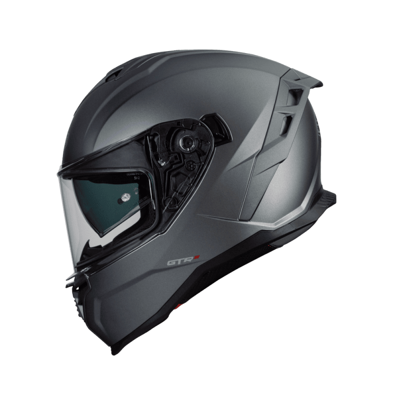 Casco CMS GTRS Plain Titanium MT - Integral Gris Titanio Mate ECE 22.06