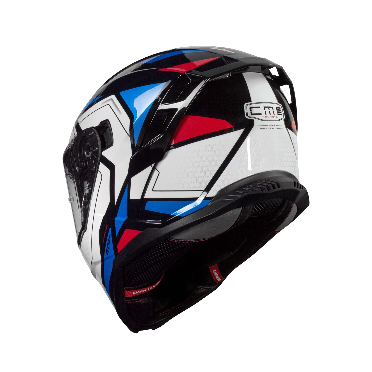 Casco CMS GTRS VELOCE TRICOLOR - Integral Racing ECE 22.06