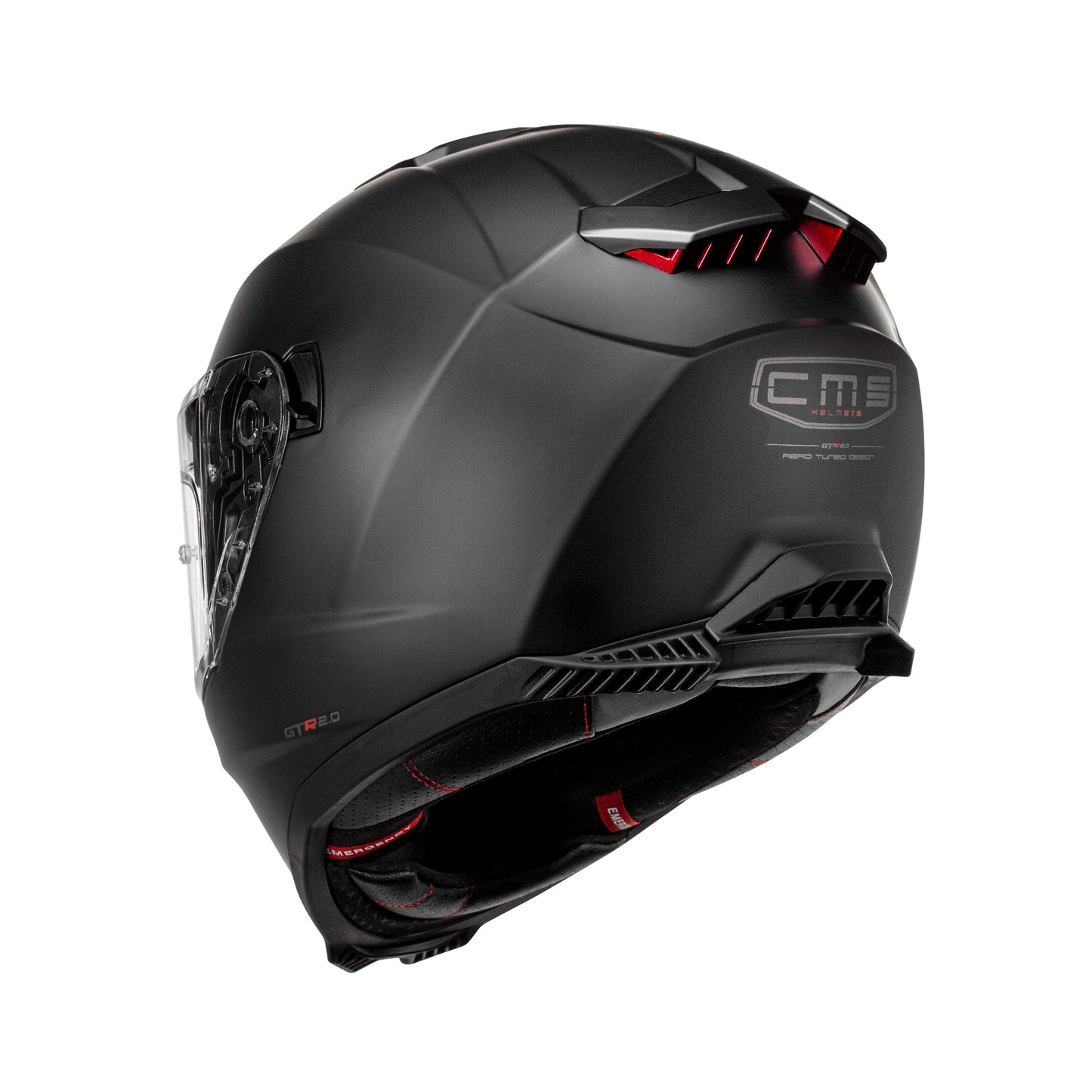 Casco CMS GP2 R PLAIN BLACK MT - Integral Negro Mate ECE 22.06