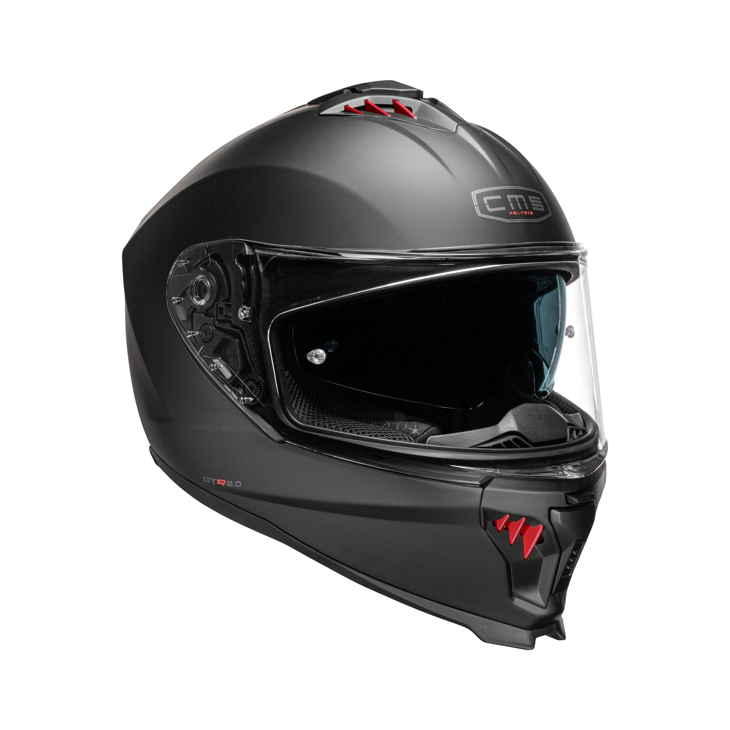 Casco CMS GP2 R PLAIN BLACK MT - Integral Negro Mate ECE 22.06