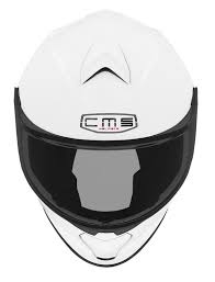 Casco CMS GP4 PLAIN ARTIC WHITE - Integral Blanco Brillante ECE 22.06