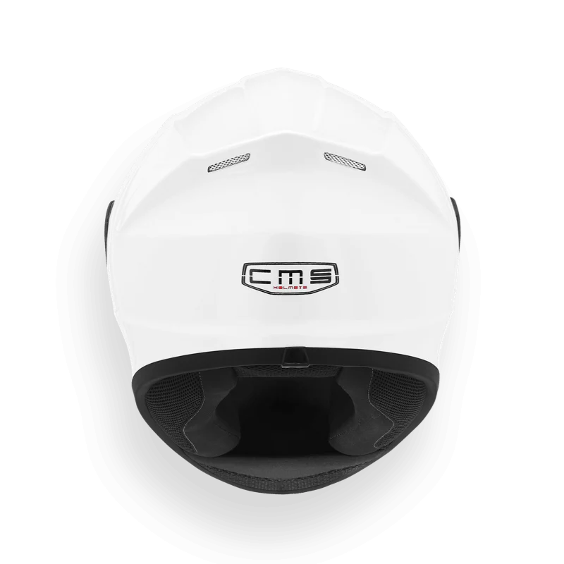 Casco CMS GP4 PLAIN ARTIC WHITE - Integral Blanco Brillante ECE 22.06