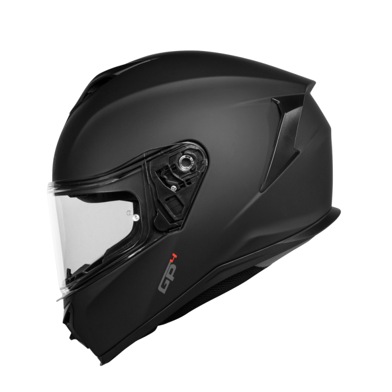 Casco CMS GP4 PLAIN BLACK MT - Integral Negro Mate ECE 22.06