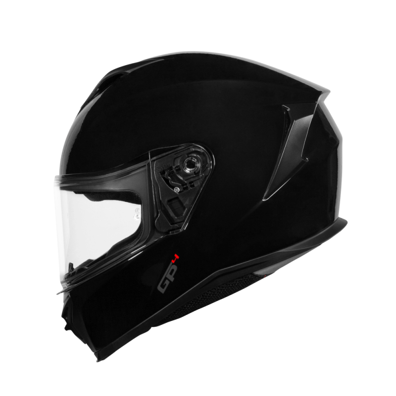 Casco CMS GP4 PLAIN BLACK - Integral Negro Brillante ECE 22.06