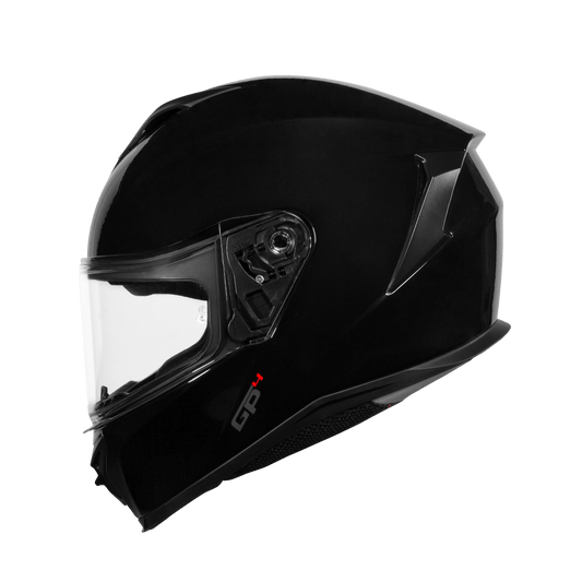 Casco moto Integral CMS GP4 PLAIN Black - URA Moto