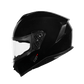 Casco moto Integral CMS GP4 PLAIN Black - URA Moto