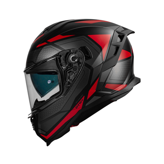 Casco moto Integral CMS GTRS VELOCE Red - URA Moto