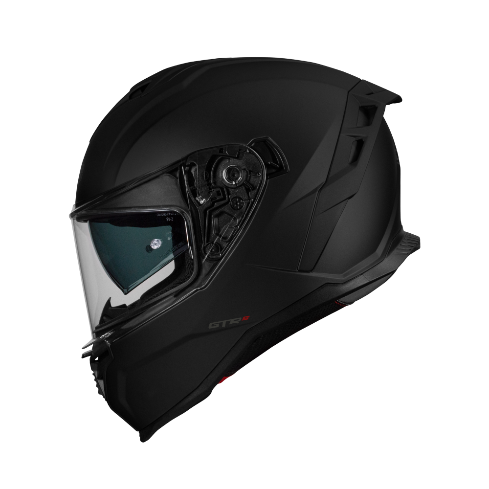 Casco moto Integral CMS GTRS Negro Mate - URA Moto